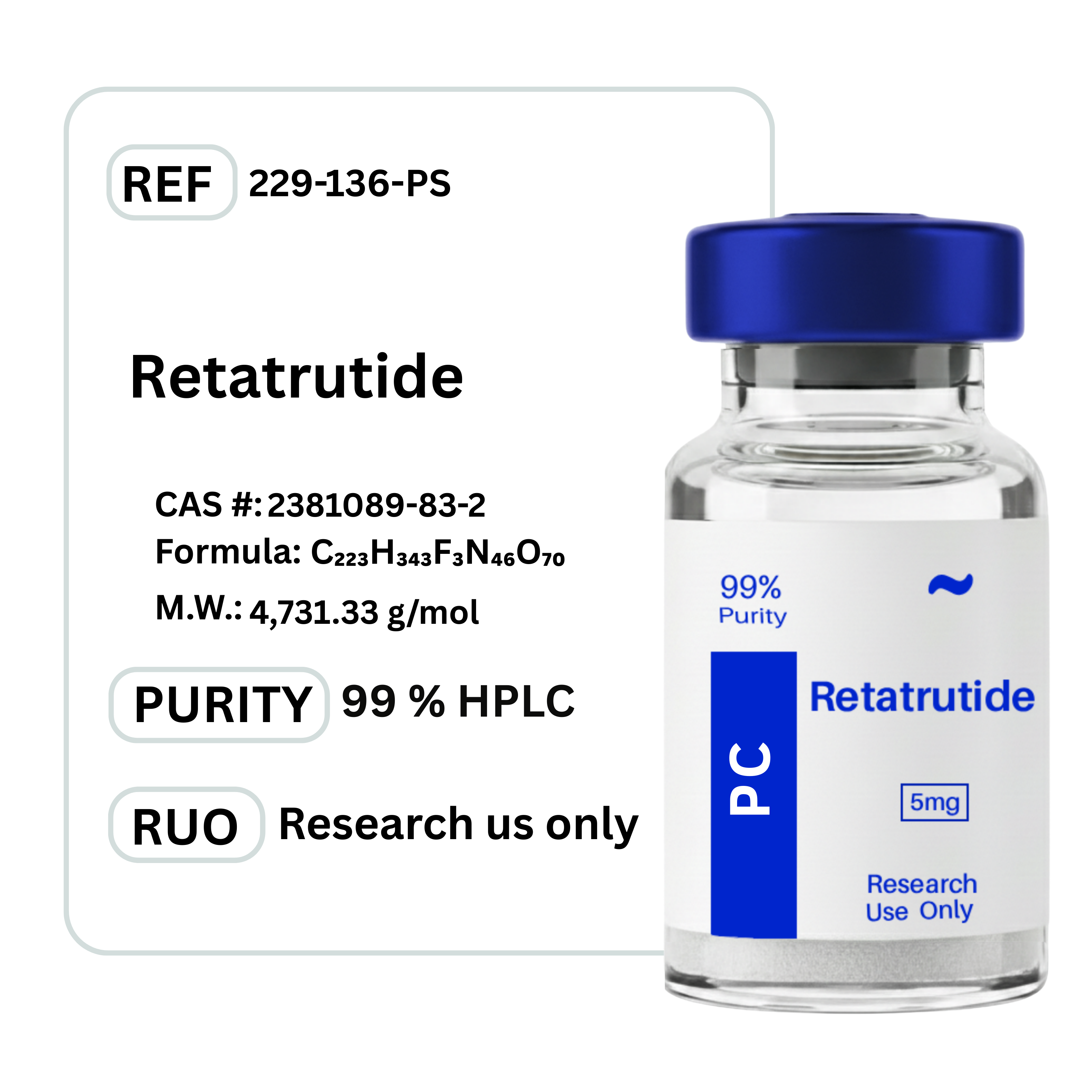 Retatrutide – Yaletown Peptides (PC)